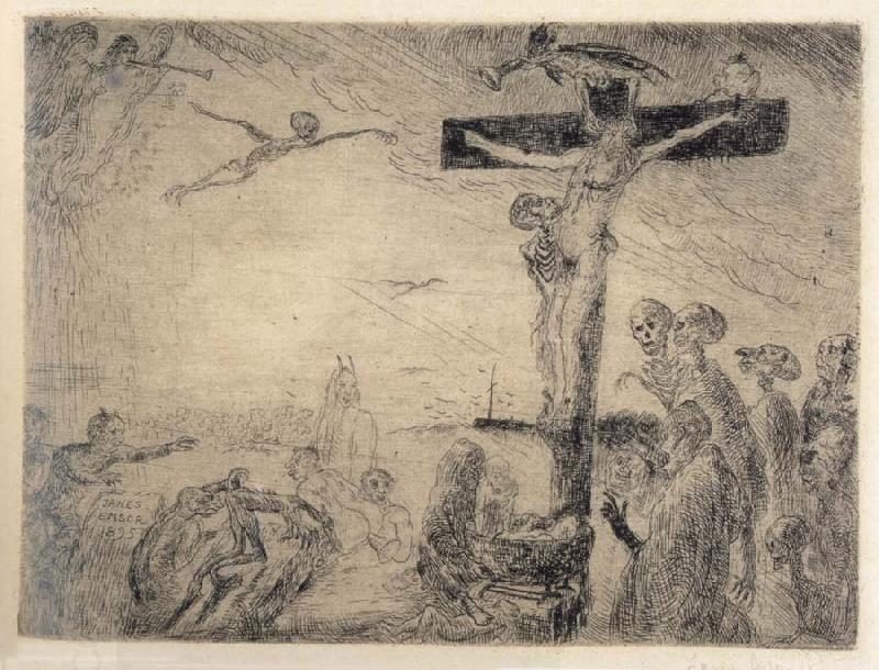 James Ensor Christ Tormented by Demons oil painting picture